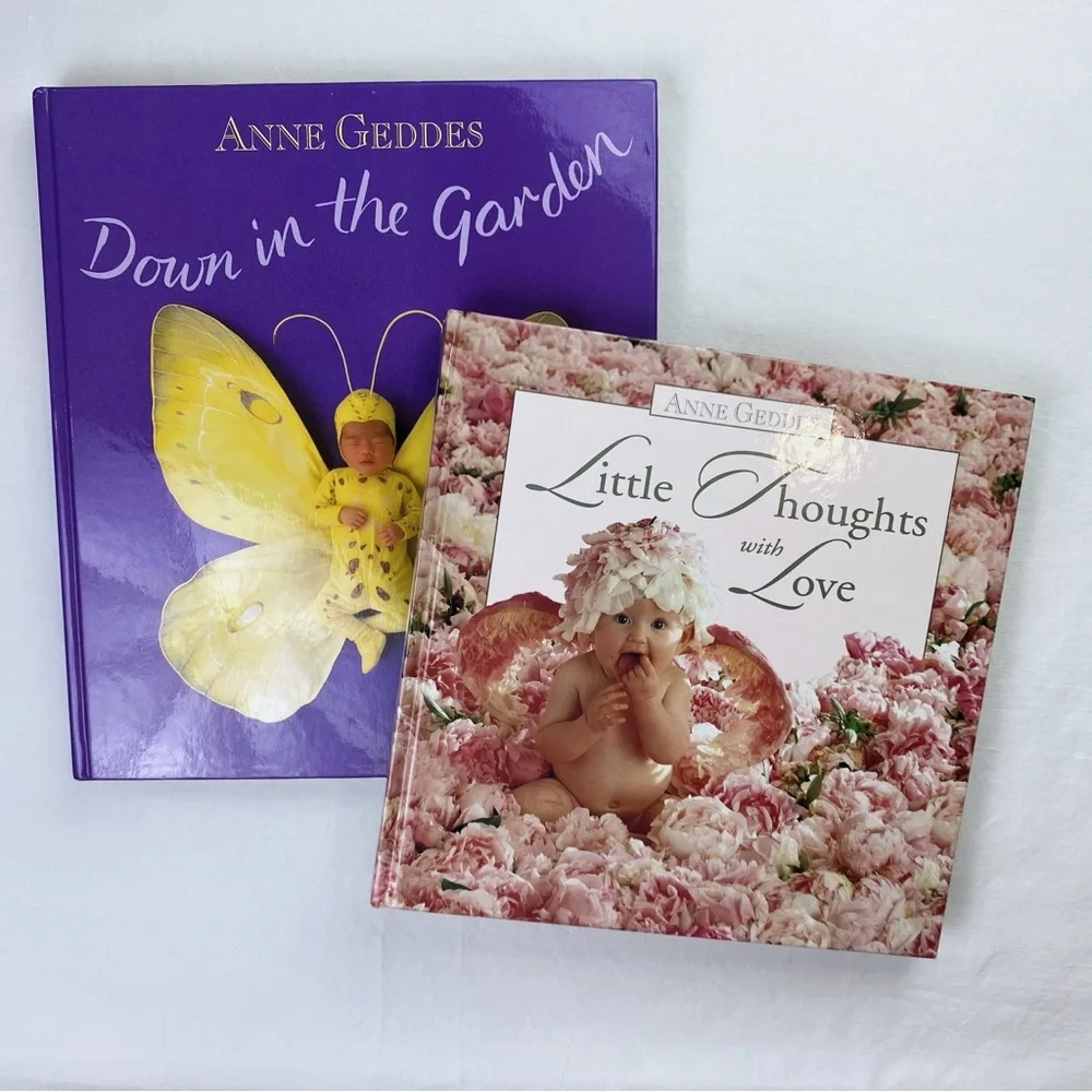 Anne Geddes Hardcover Coffee Table Book Set of 2
